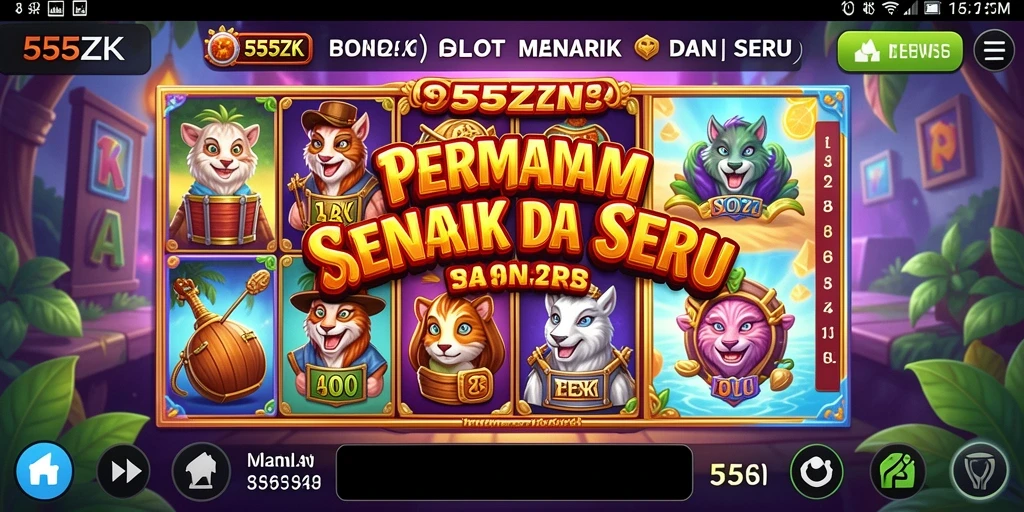 Pengalaman menarik gameplay Slot di 555ZK.