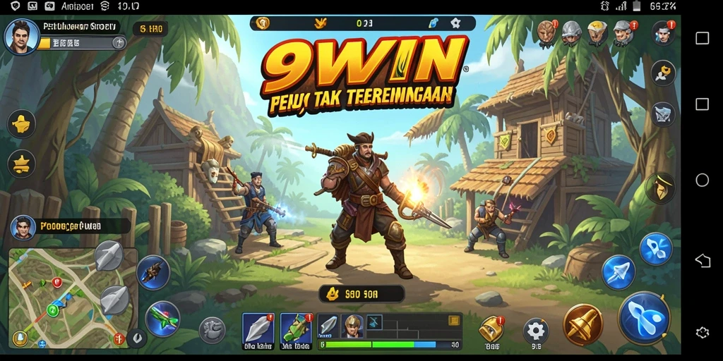 Tampilan gameplay dari petualangan seru di 9WIN.