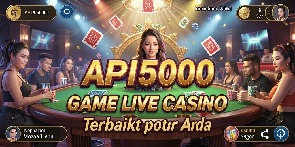 Screenshot gameplay menarik dari API5000 di Live Casino.
