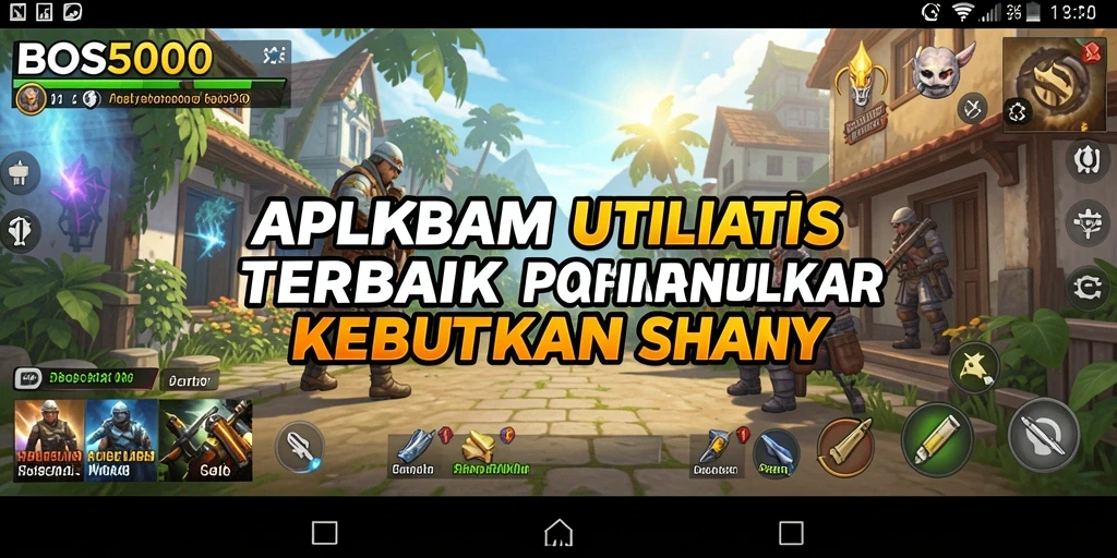 Tampilan antarmuka pengguna BOS5000 yang sederhana dan menarik.