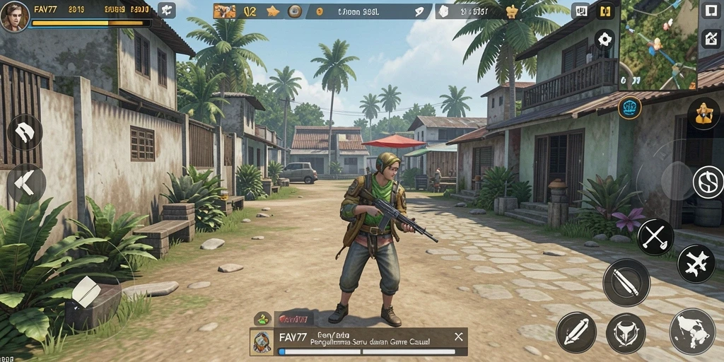 Screenshot menunjukkan gameplay FAV77 yang seru dan menyenangkan.