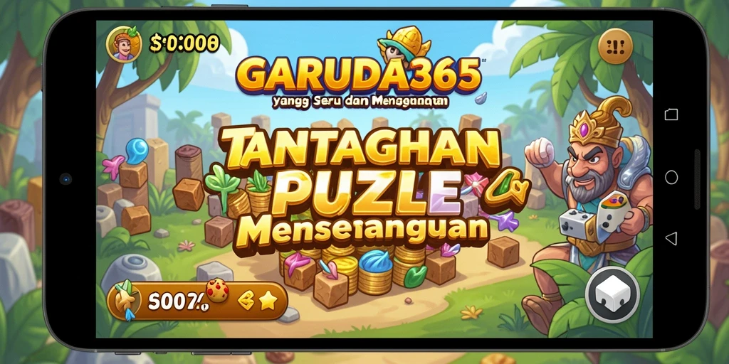 Screenshot GARUDA365 menampilkan gameplay puzzle yang menarik.