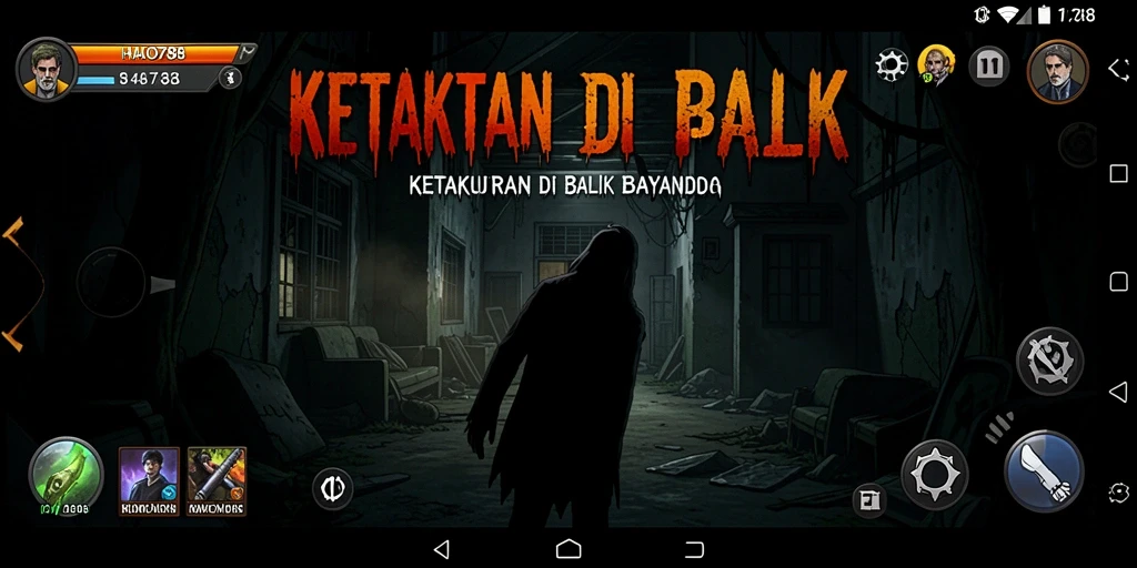 Tampilan menegangkan dari gameplay HAO788 yang menakutkan.