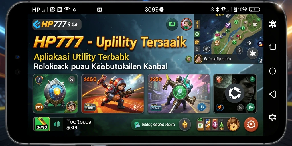 Tangkapan layar HP777 menunjukkan antarmuka pengguna yang ramah.
