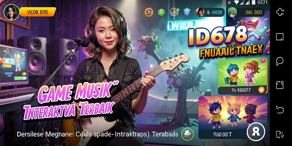 Tampilan gameplay ID678 yang penuh warna dan interaktif.