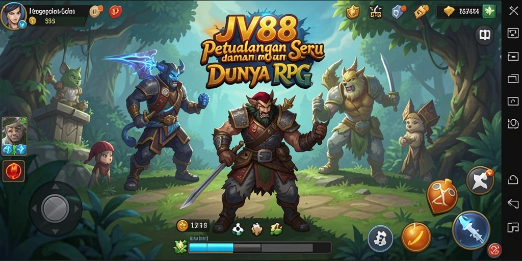 Menampilkan petualangan mendebarkan dalam dunia RPG JV88.