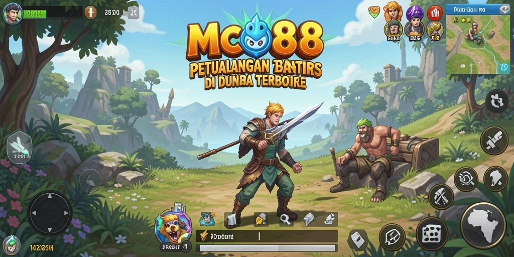 Tampilan menakjubkan dari gameplay dunia terbuka dalam MC888.