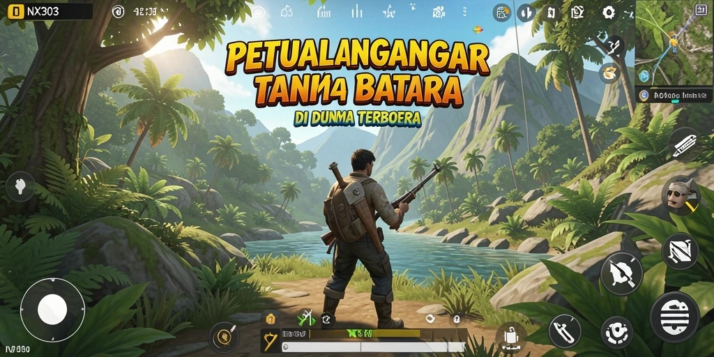 Gameplay NX303 menampilkan dunia terbuka yang mengasyikkan.