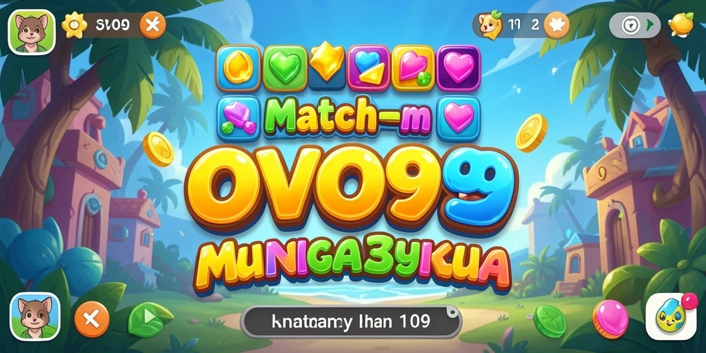 Gameplay seru OVO99 dengan tantangan Match-3 yang menarik.