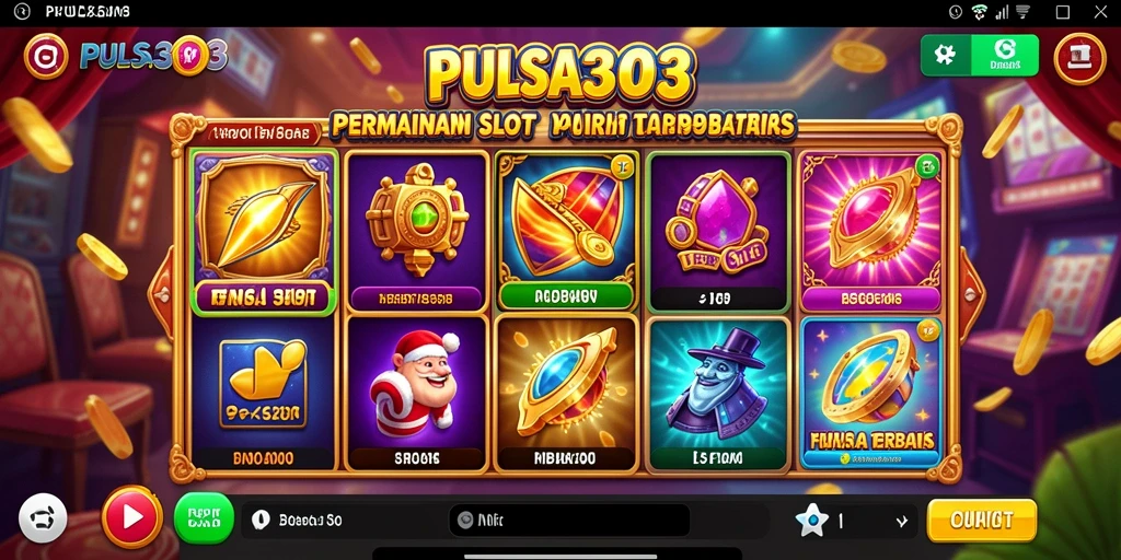 Tampilan permainan Slot seru dengan grafis yang menarik