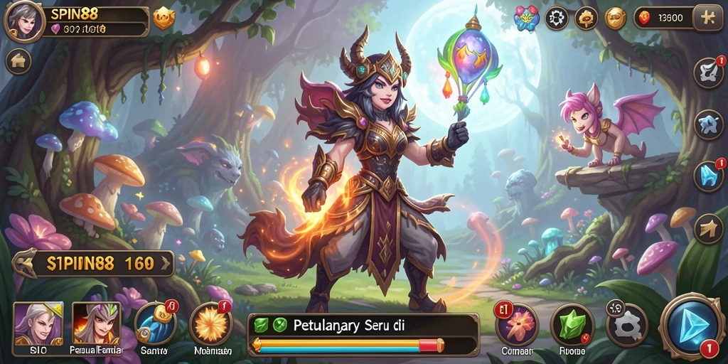 Tampilan screenshot SPIN88 yang menunjukkan aksi petualangan menegangkan.