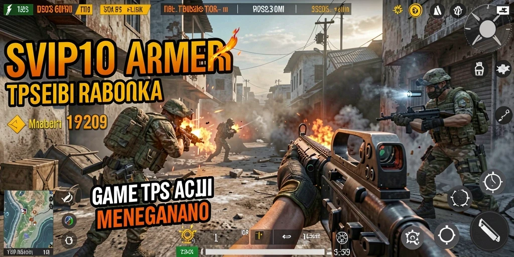 Tampilan seru gameplay SVIP10 dengan aksi tembak-menembak yang intens.