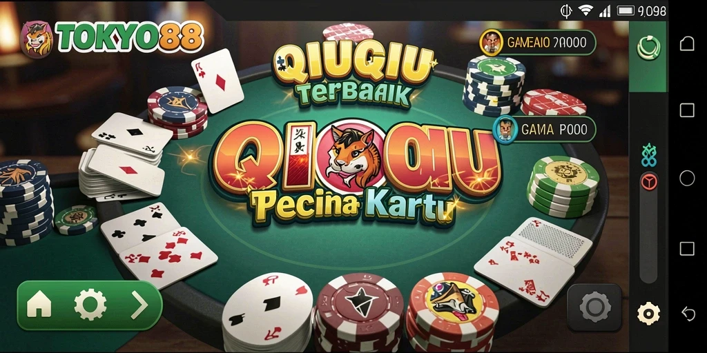 Screenshot gameplay QiuQiu dari TOKYO88 yang menarik.