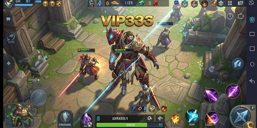 Tampilan gameplay VIP333 yang menampilkan pertempuran strategis yang seru.