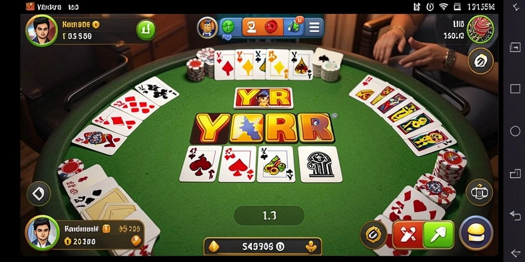Screenshot gameplay YYRR yang menyenangkan dalam permainan Gaple.
